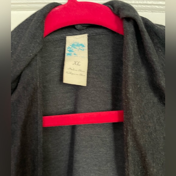 Anthropologie Grey Dip-Dye Cardigan - Picture 4 of 6